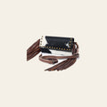 American Darling Wallet Bag Hair-On Cowhide Genuine Leather Western Purse Rivetted with Fringes and YKK Zipper