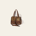 American Darling Tote Bag Hand Tooled Floral Carved Cowhide Genuine Leather Western Purse with Braided Trim and YKK Zipper