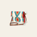 American Darling Small Cross body Bag Hand Woven Saddle Blanket Genuine Leather Western Purse with YKK Zipper