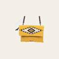 American Darling Cross body Bag Hand Woven Saddle Blanket Genuine Leather Western Purse with YKK Zipper