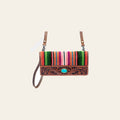 American Darling Small Cross body Bag Hand Tooled Floral Carved Saddle Blanket Genuine Leather Western Purse with YKK Zipper