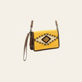 American Darling Organiser Bag Hand Woven Saddle Blanket Genuine Leather Western Wallet Purse with YKK Zipper