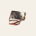 American Darling Small Cross body Bag for Women, Hair-On Cowhide, Rivetted Genuine Leather Western Purse, YKK Zipper