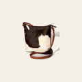 American Darling Large Cross body Bag, Hair-On Cowhide and Genuine Vegetable-Tanned Leather, Western Handcrafted Purse for Women