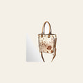 American Darling Luxury Genuine Cowhide Leather Tote Bag for Women, Cow Print Hair-on-Hide Shoulder Bag