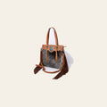 American Darling Tote Bag, Genuine Leather Western Purse with Hair-On Cowhide, Hand Tooled Floral & Turquoise Concho