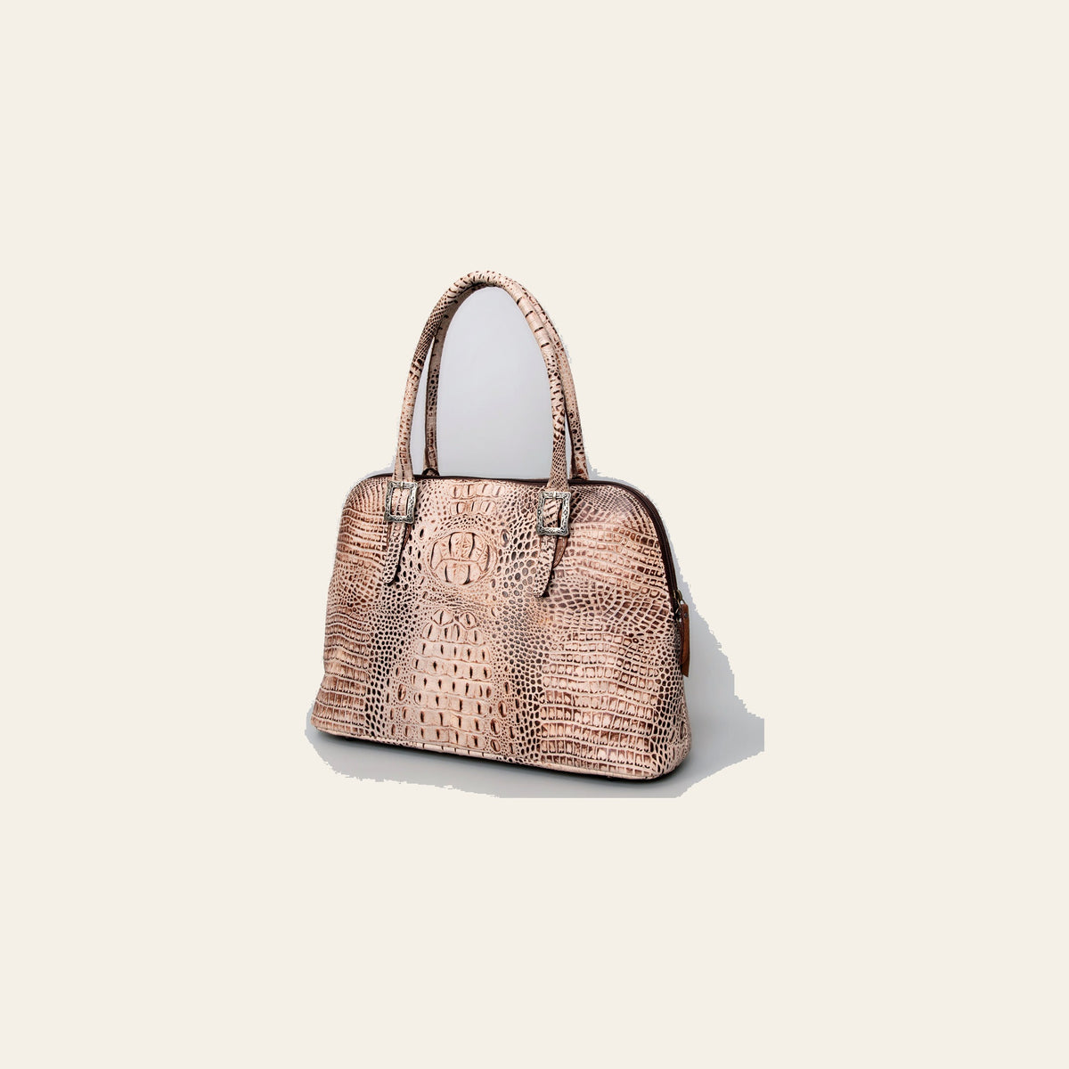 American Darling Western Tote Bag, Crocodile Embossed Full Grain Genuine Leather, Eco-Friendly Handcrafted Large Handbag