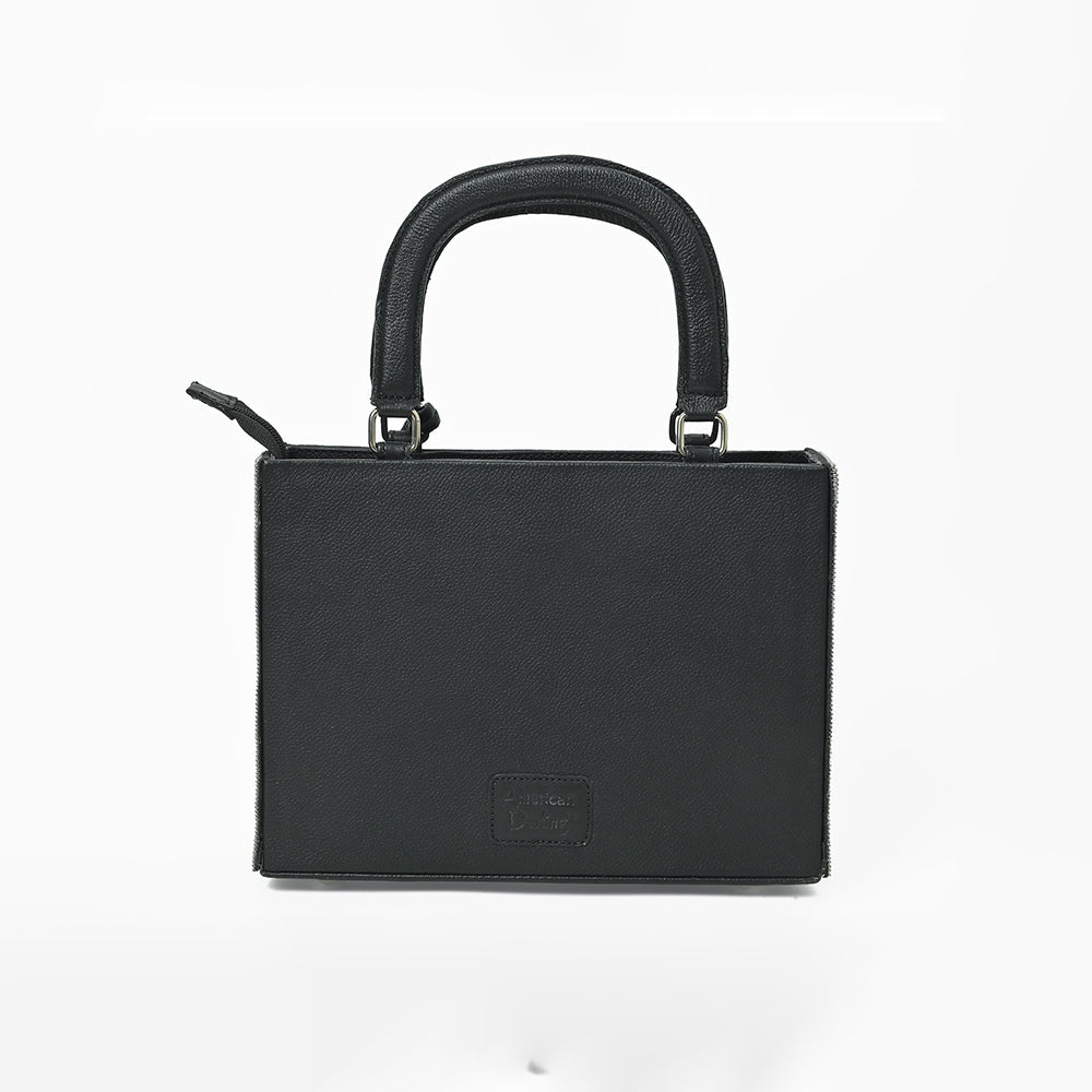 American Darling Southwestern Woven Box Tote Bag with Structured Silhouette