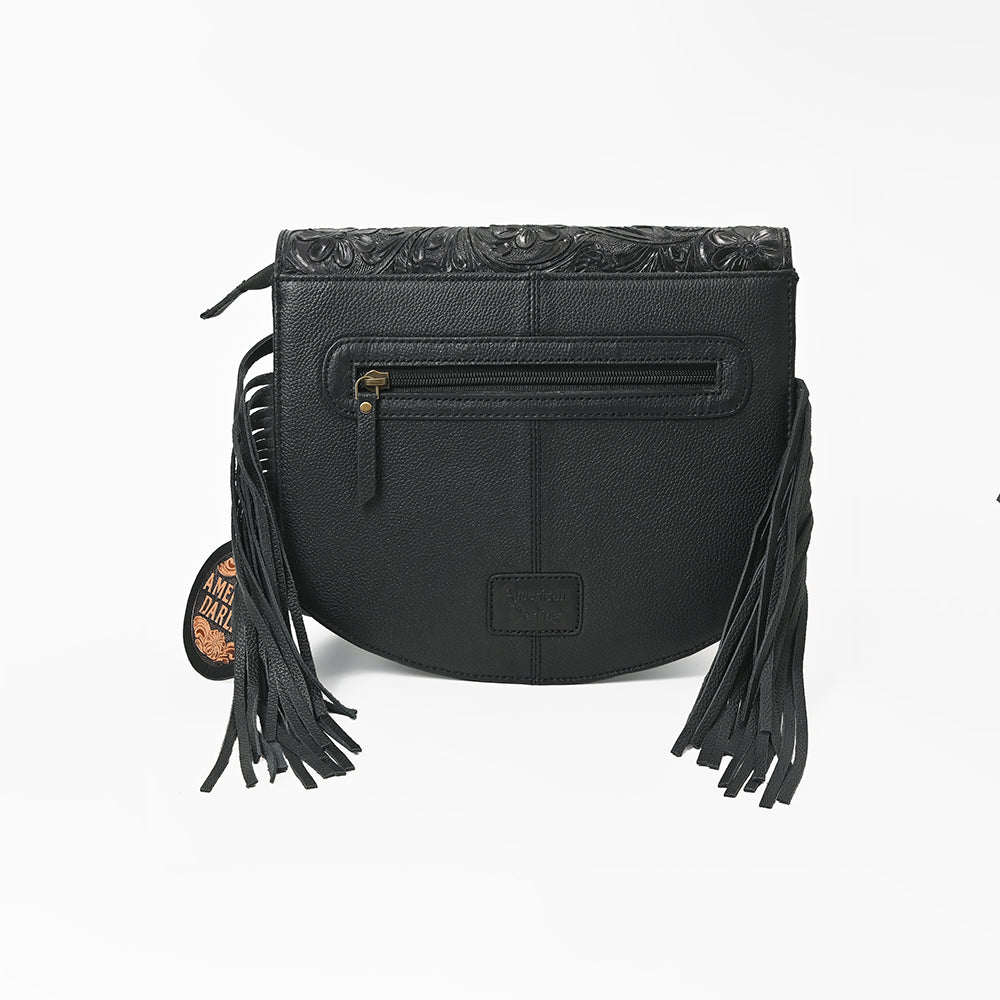 American Darling Western Hair-On Leather Crossbody Purse
