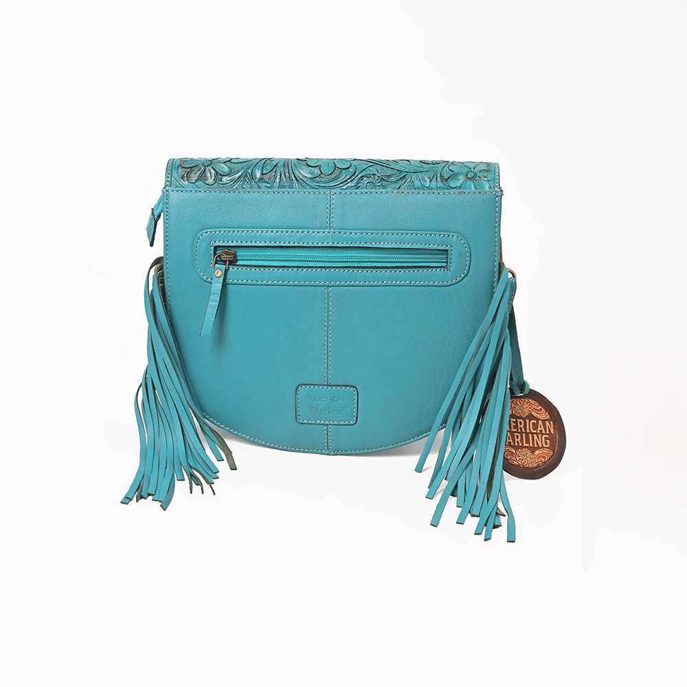 American Darling Western Hair-On Leather Crossbody Purse