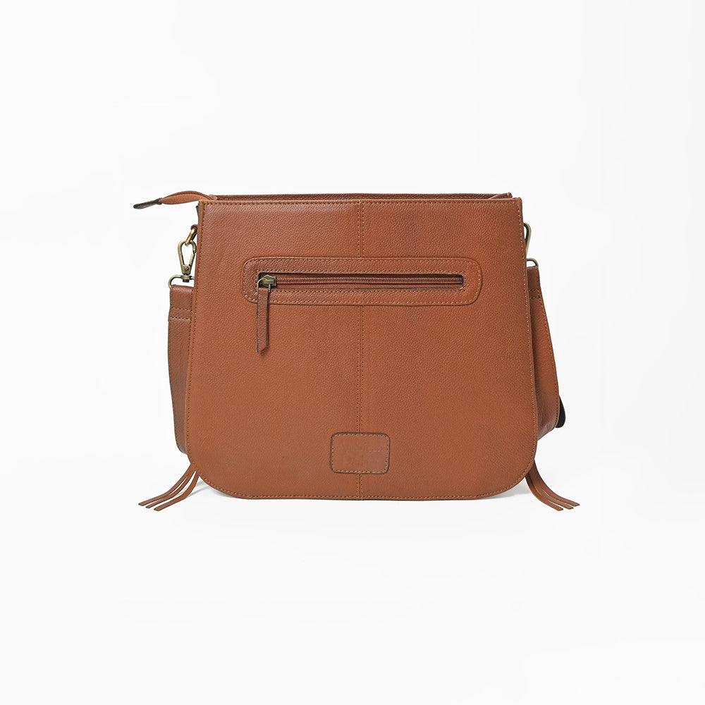 American Darling Western Floral Leather Shoulder Purse