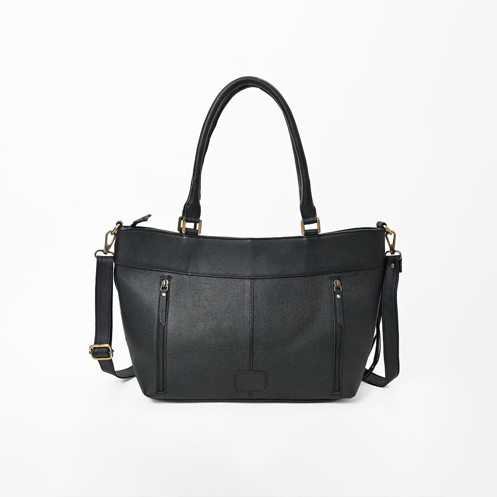 American Darling Western Cowhide Fringe Shoulder Tote Handbag