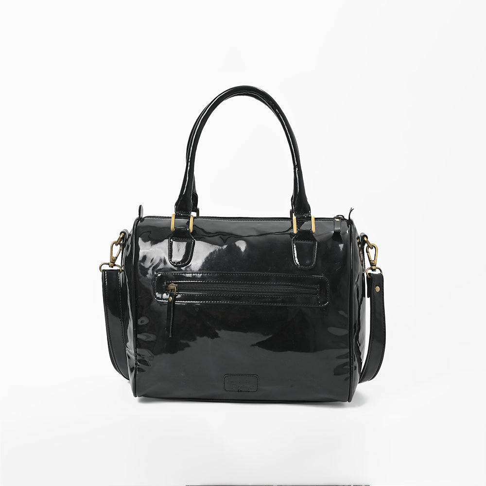 American Darling Patent Leather Western Barrel Handbag