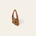 American Darling Genuine Leather Hobo Bag for Women Hair-On Cowhide Floral Carved Tooled Purse with Fringes & YKK Zipper