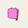 American Darling Genuine Leather Jewelry Case for Women Hair-On Cowhide Travel Organizer Box with Top Handle & YKK Zipper