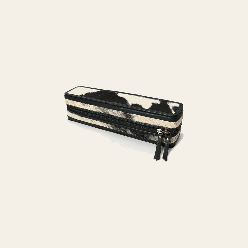 American Darling Hair accessories Bag Hair-On Cowhide Genuine Leather Western Organizer Travel Case with YKK Zipper
