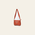American Darling Genuine Leather Cross body Bag Handcrafted Concho Embroidery Eco-Friendly Vegetable Tanned Full Grain Leather