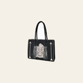 American Darling Tote Bag Western Genuine Leather Braided Handbag with Fringes and YKK Zipper for Women