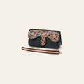 American Darling Quilted Leather Cross body Bag - Hand Tooled Floral Carved Buck Stitched Eco-Friendly Vegetable Tanned Purse