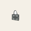 American Darling Black Western Embroidered Tote Bag with White Cactus Details