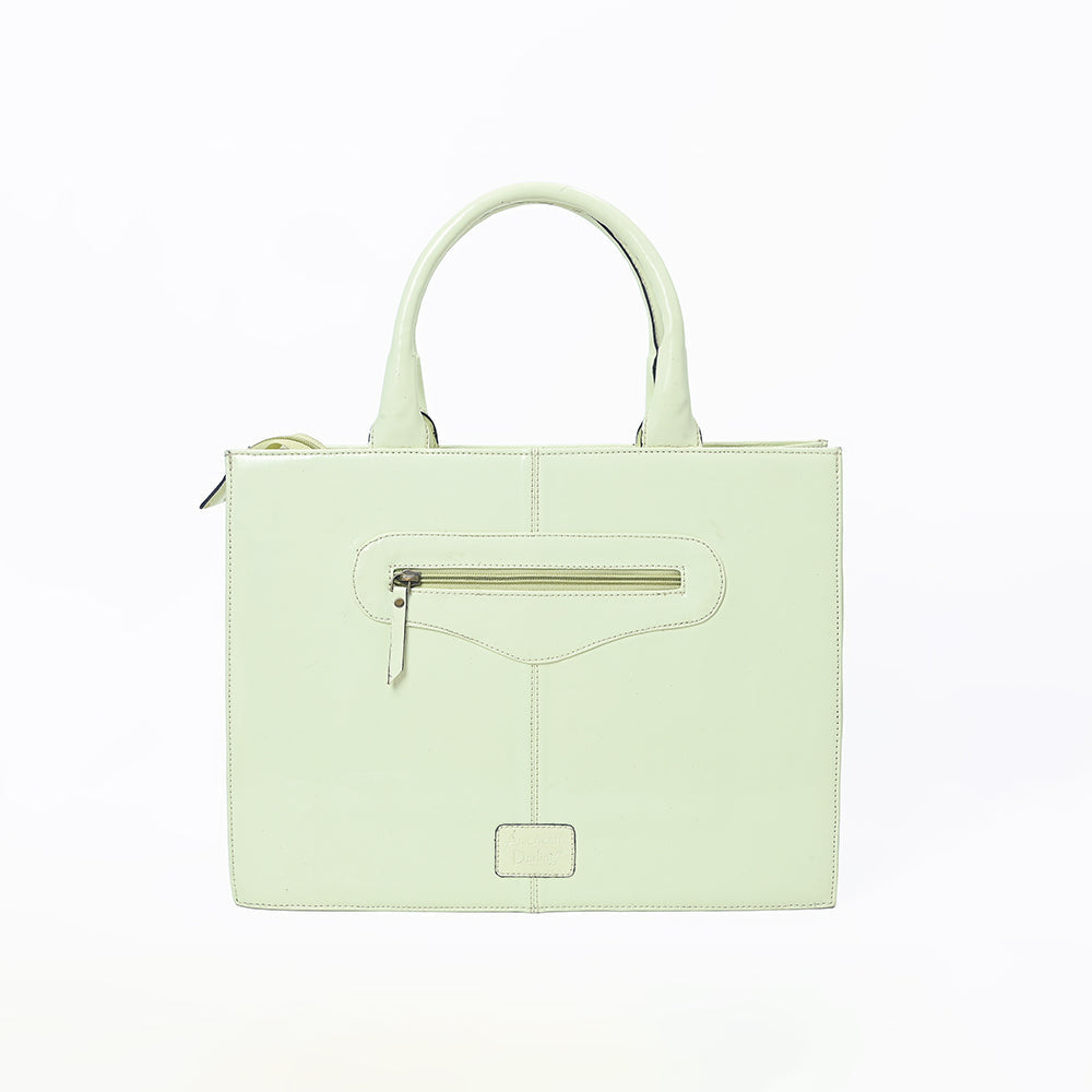 American Darling Pastel Mint Embroidered Scenic Country Tote Bag | Vintage Farm Purse