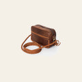 American Darling Small Cross body Bag, Handcrafted Genuine Vegetable-Tanned Leather Western Purse with Braided Detailing
