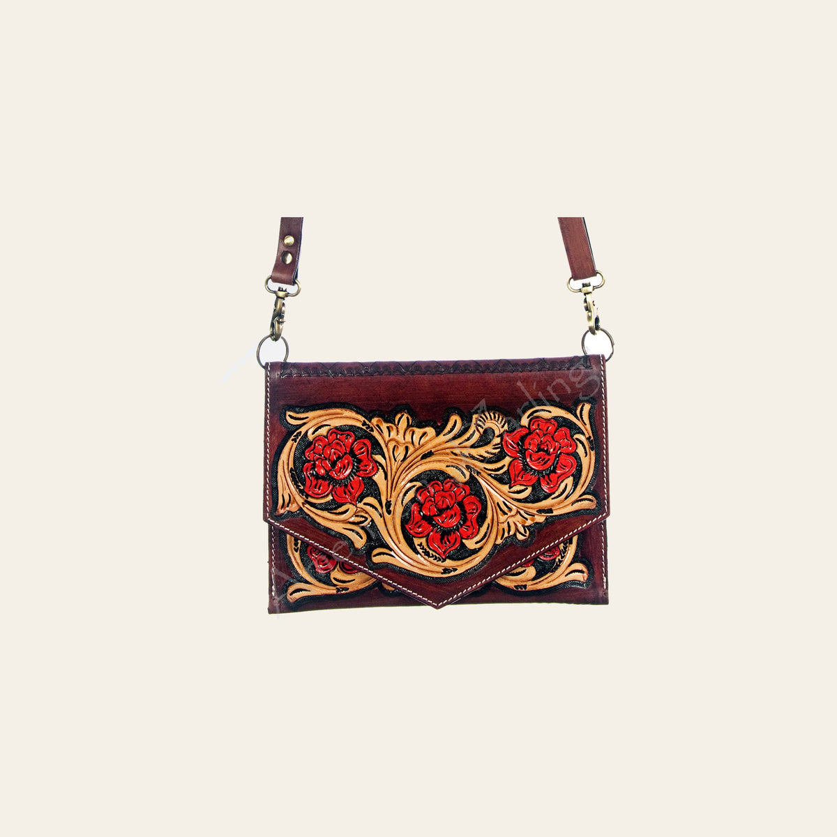 American Darling Cross Body Hand Tooled Genuine Leather Western Women Bag Handbag Purse | Crossbody for Cute