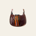 American Darling Hand Tooled Hobo Hair-On Genuine Leather Women Bag Western Handbag Purse