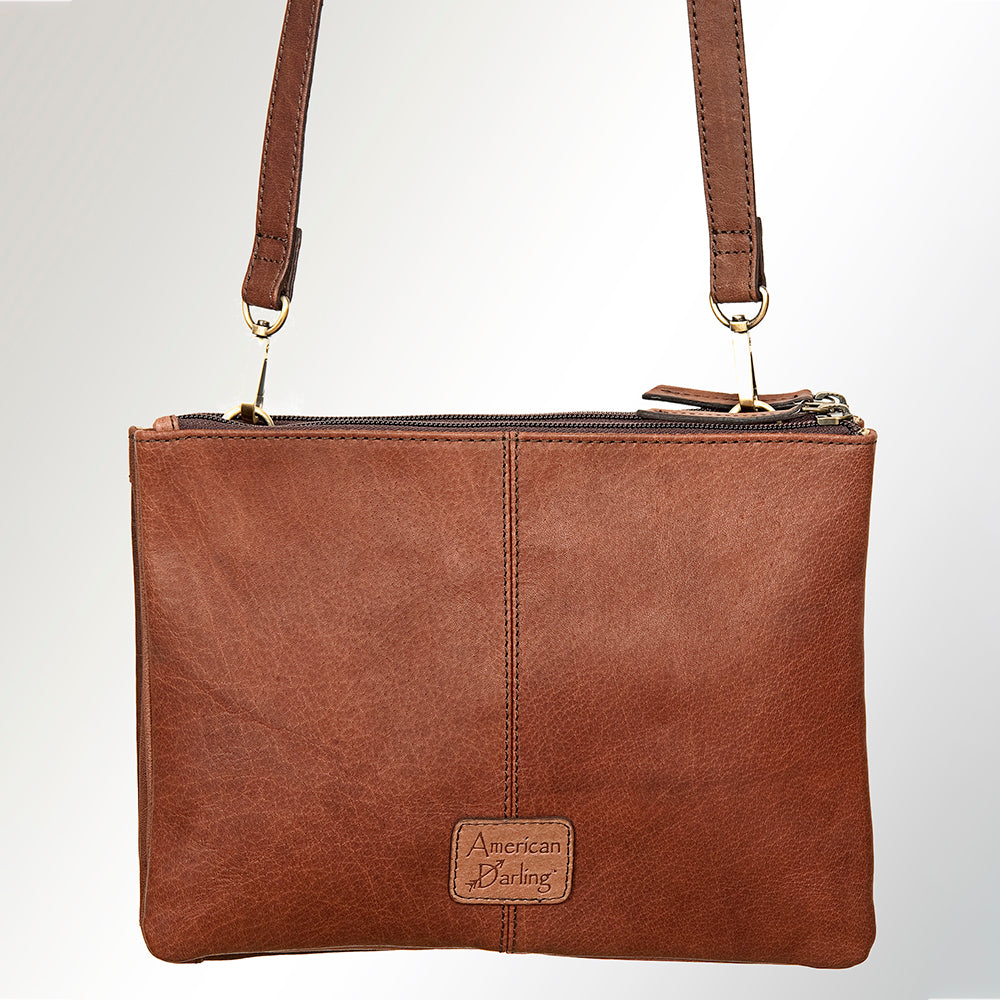 Ameran Darling Women's Crossbody Bag Western Hair on Leather Handbag and Ladies Purse