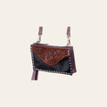 American Darling Cross Body Hand Tooled Hair On Genuine Leather Western Women Bag Handbag Purse | Crossbody for Cute