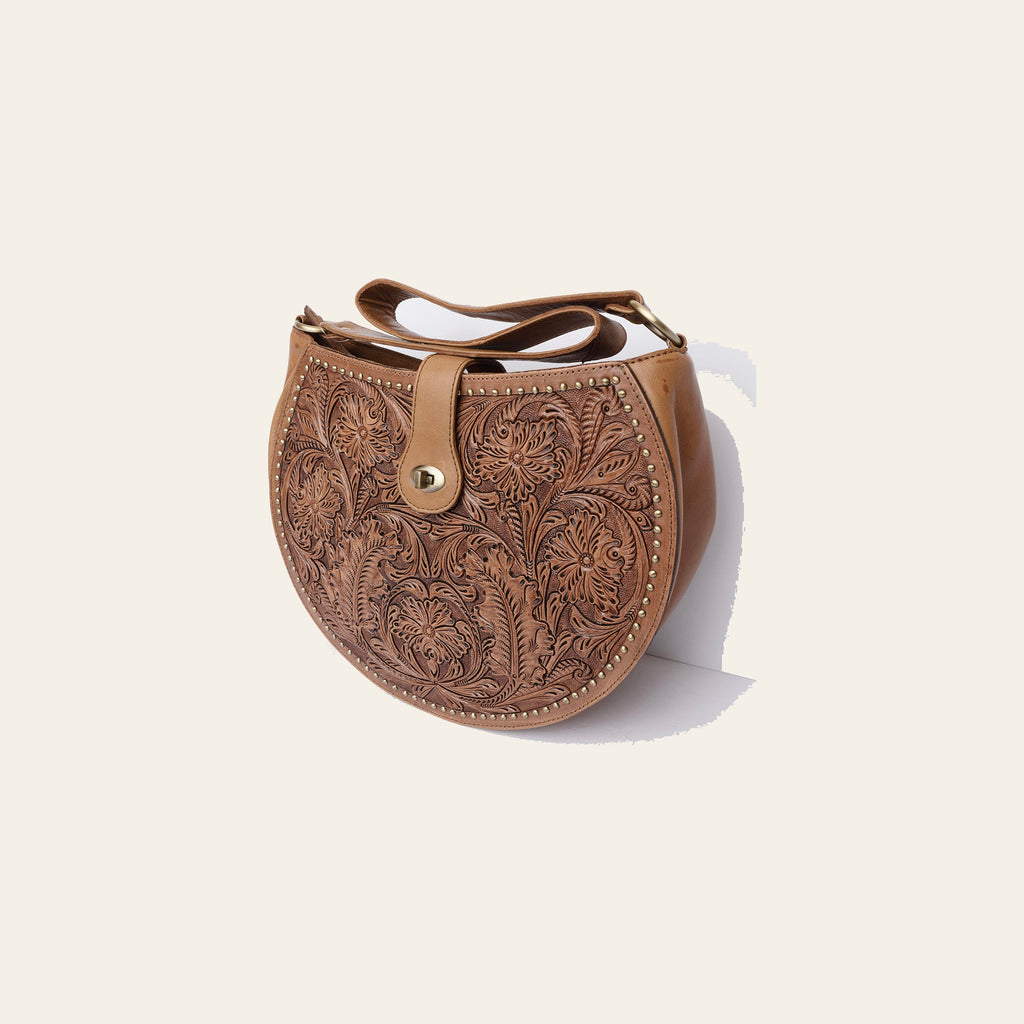 American Darling Tote Hand Tooled Genuine Leather Western Women Bag | Handbag Purse for Cute
