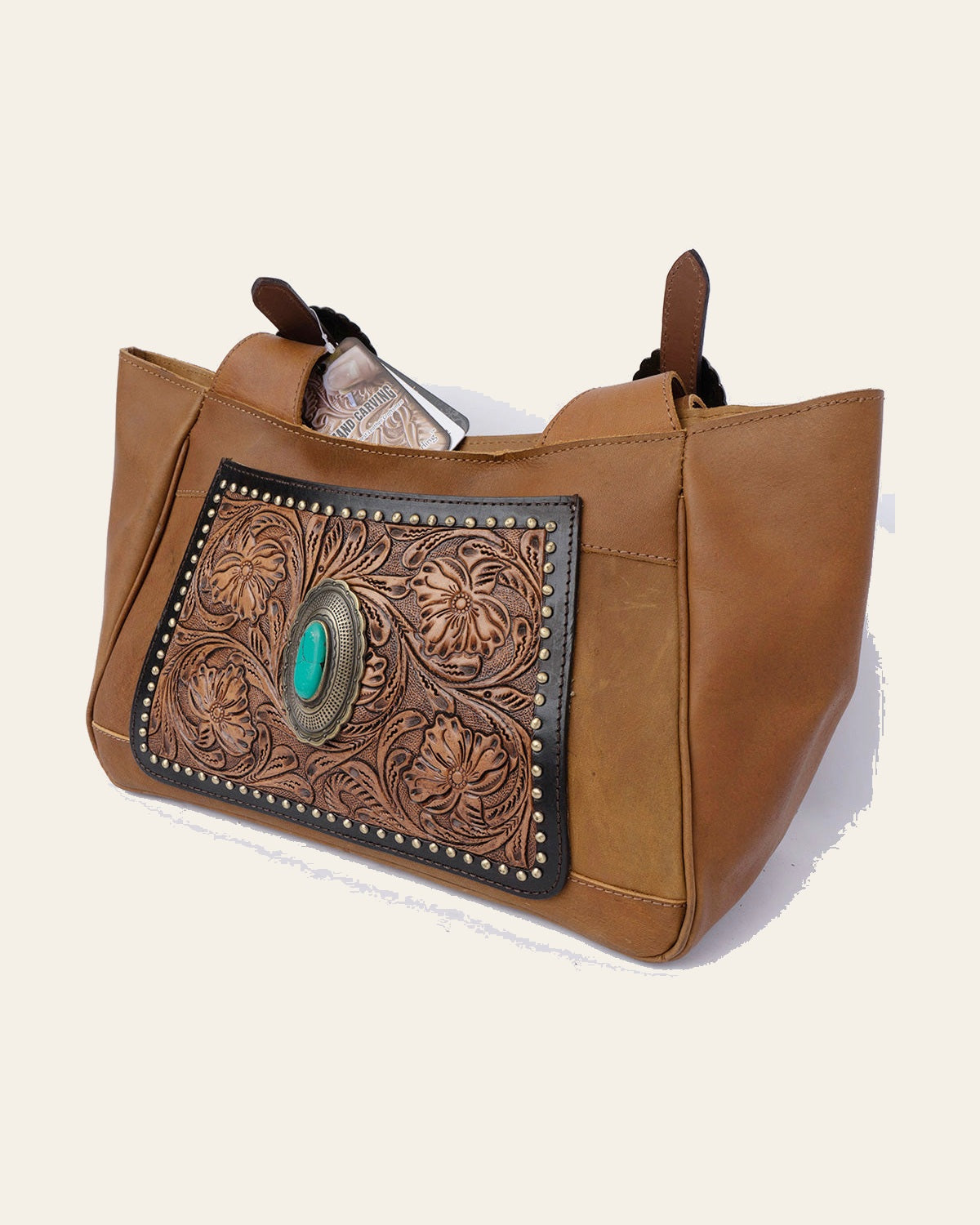 American Darling Tote Hand Tooled Genuine Leather Western Women Bag | Handbag Purse for Cute