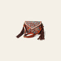 American Darling Envelope Hand Tooled Genuine Leather Women Bag Western Handbag Purse