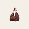 American Darling Genuine Leather Woven Hobo Shoulder Bag for Women - Brown Handwoven Leather Tote Purse, Premium Fashion Travel Gift