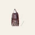 American Darling Tote Bag Western Genuine Leather Handcrafted Large Purse with Fringes and YKK Zipper