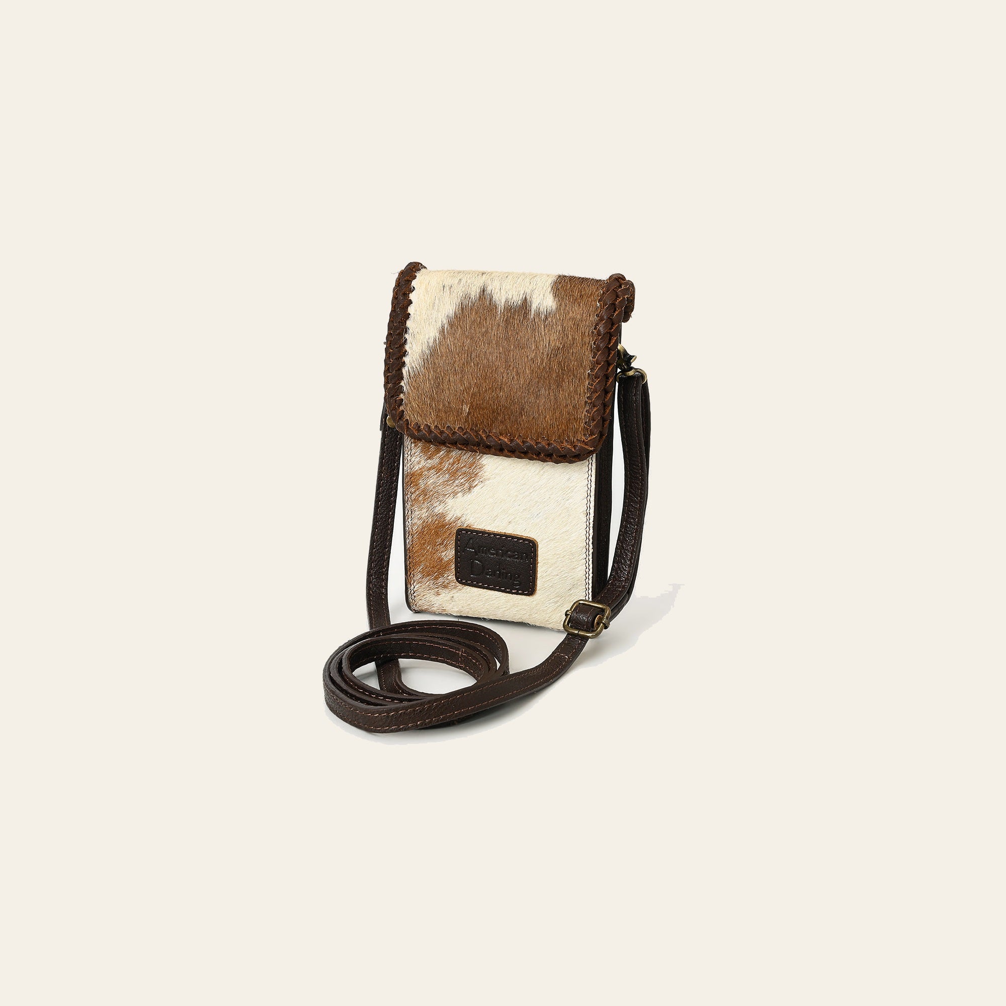 American Darling Cell Phone Holder Hair on Genuine Leather Western Women Bag Purse | Case