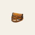 American Darling Handcrafted Western Leather Crossbody Bag for Women – Braided Trim Shoulder Purse