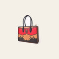 American Darling Tote Bag Western Genuine Leather Handbag with Rivetted Accents Braided Trim and Premium YKK Zipper