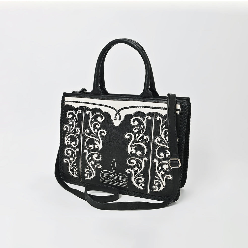 American Darling Tote Bag Black & White Western  Handbag for Unisex
