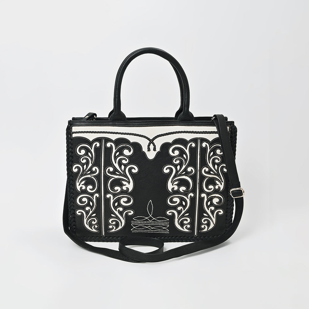 American Darling Tote Bag Black & White Western  Handbag for Unisex