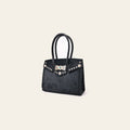 American Darling Western Tote Bag Rivetted Genuine Full Grain Leather Handcrafted Purse with Hair-On Cowhide and Concho