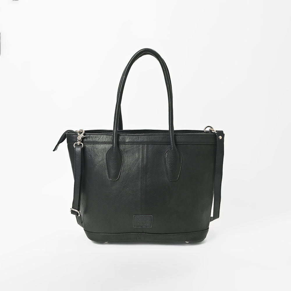 American Darling Hair-On Hide Leather Tote Bag for Women, Western Studded Shoulder Purse with Strap
