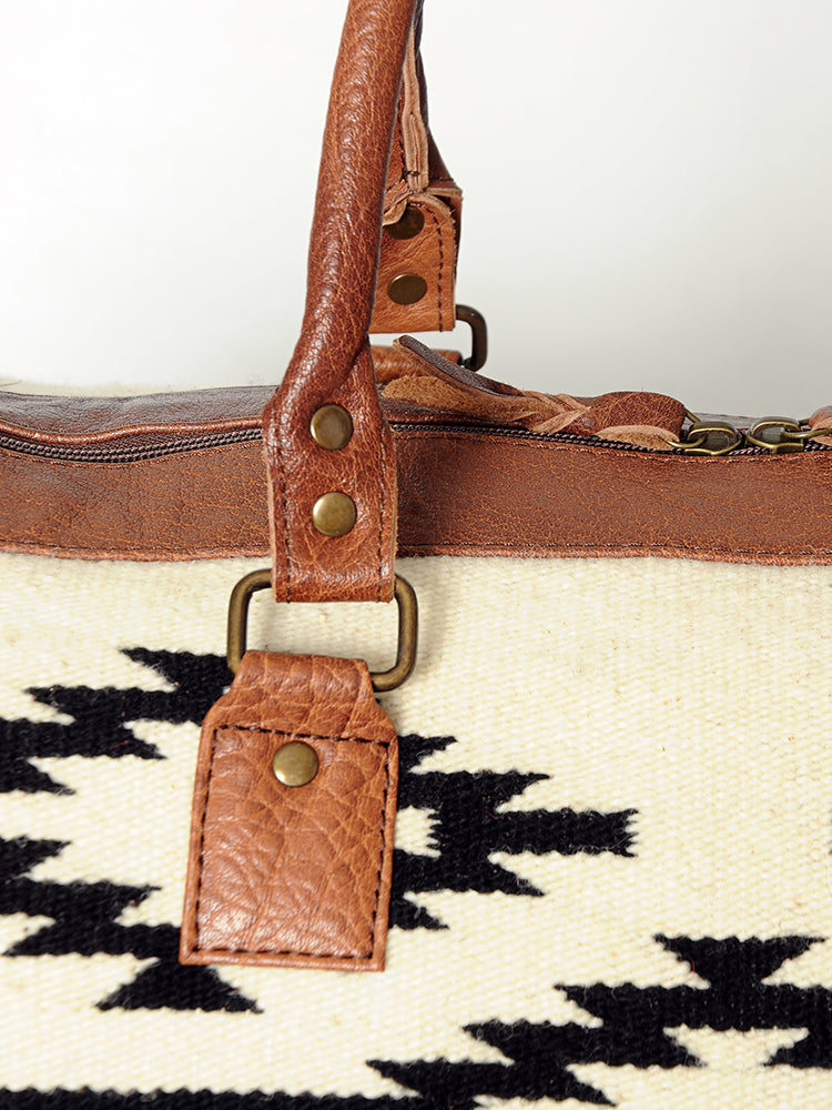 American Darling Women's Duffel Bag Western Hair On Genuine Leather Handbag and Ladies Purse