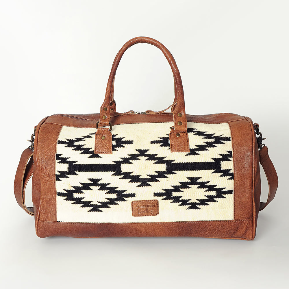 American Darling Women's Duffel Bag Western Hair On Genuine Leather Handbag and Ladies Purse