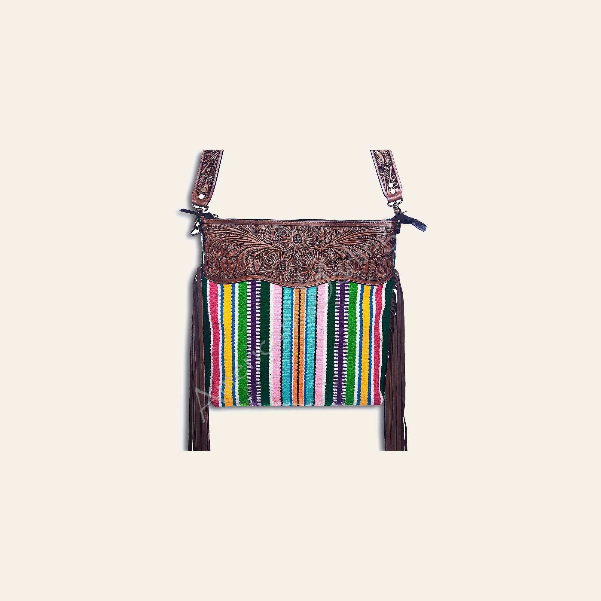American Darling Cross Body Hand Tooled Saddle Blanket Genuine Leather Western Women Bag Handbag Purse | Crossbody for |Cute