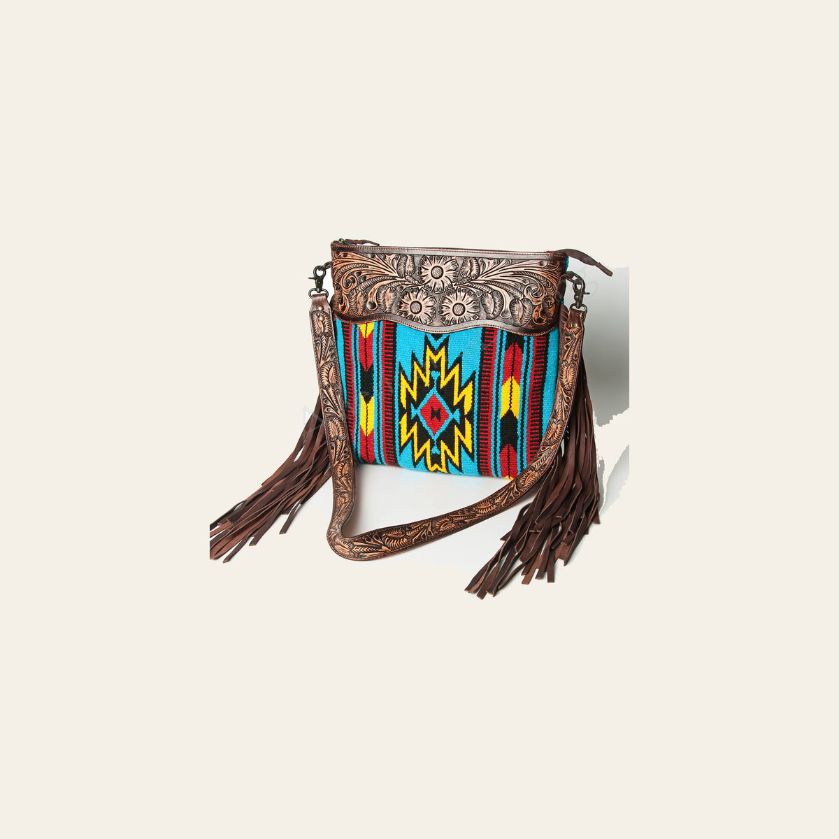 American Darling Cross Body Hand Tooled Saddle Blanket Genuine Leather Western Women Bag Handbag Purse | Crossbody for |Cute