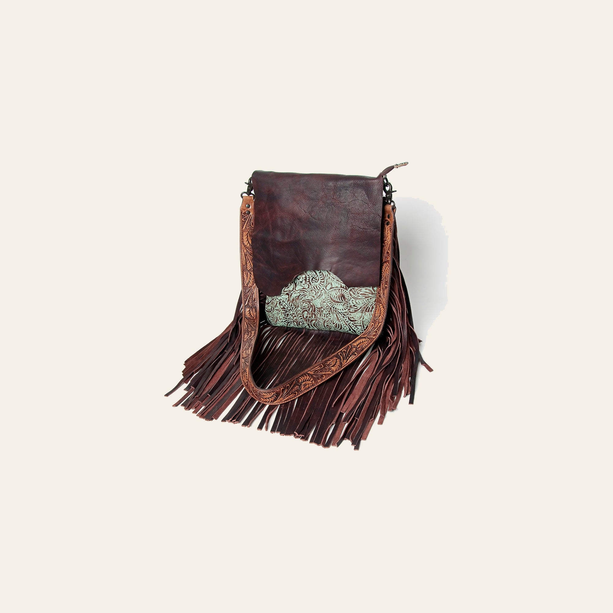 American Darling Messenger Hand Tooled Full Grain Genuine Leather Western Women Bag Handbag Purse | Crossbody for Cute