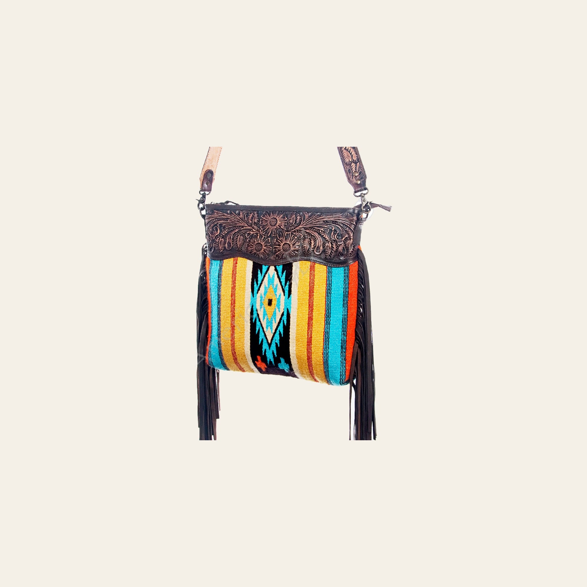 American Darling Cross Body Hand Tooled Saddle Blanket Genuine Leather Western Women Bag Handbag Purse | Crossbody for |Cute