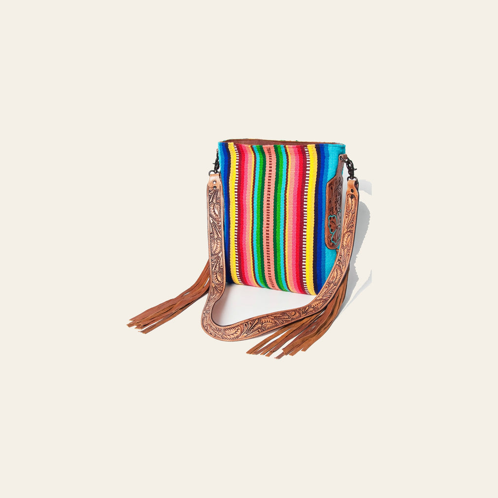 American Darling Large Crossbody Saddle Blanket Genuine Leather Western Women Bag Handbag Purse | Cute