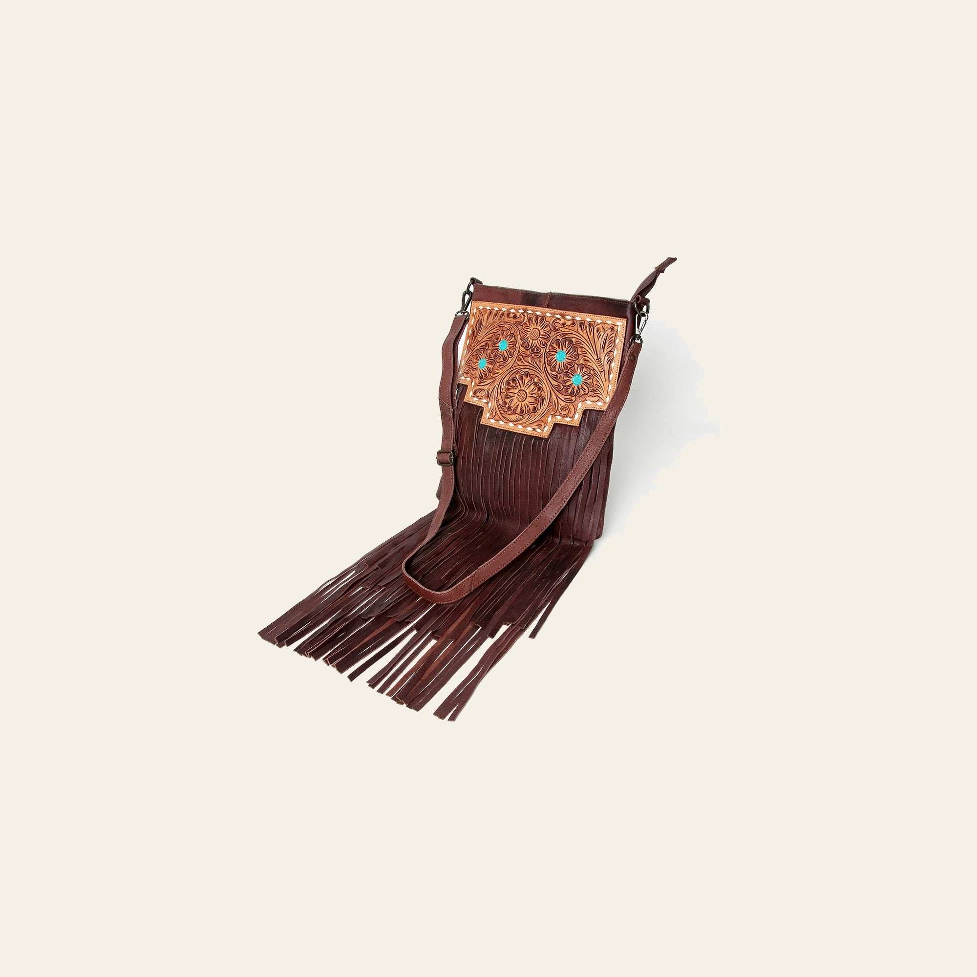 American Darling Messenger Hand Tooled Full Grain Genuine Leather Western Women Bag Handbag Purse | Crossbody for Cute